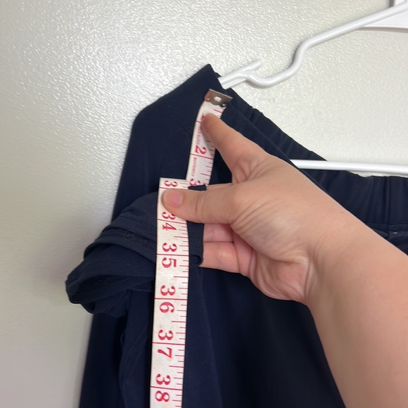 Chicos plus size dark blue pants with side split and metal bars. Size 2. - Picture 8 of 11